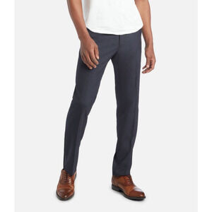 Kenneth Cole Reaction Men Slim Fit Stretch Dress Pants Dark Navy Size 31X32